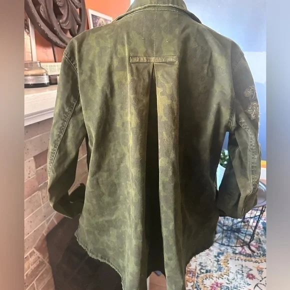 Vintage American Blues military style jacket Woman’s size L​​​ - Picture 3 of 5